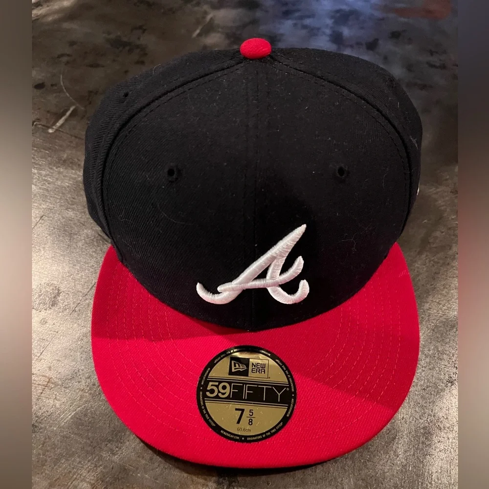 Atlanta Braves flat bill hat